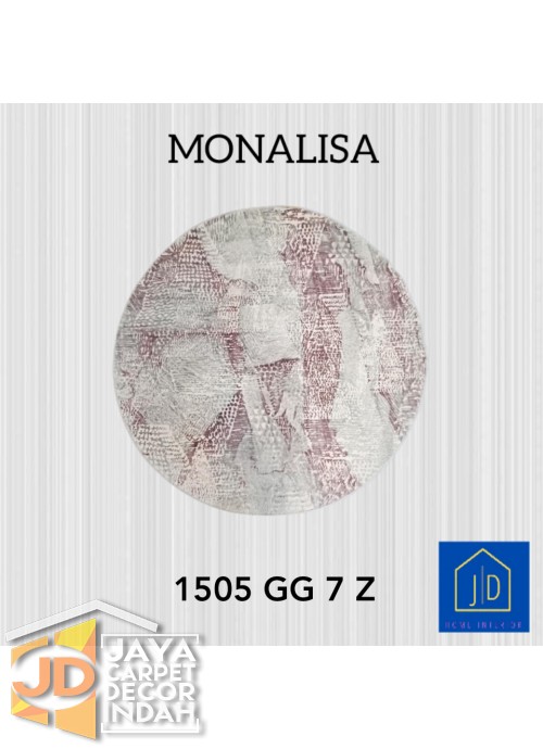 Permadani Monalisa Bulat 1505 GG 7 Z Ukuran 120 cm x 120 cm, 160 cm x 160 cm